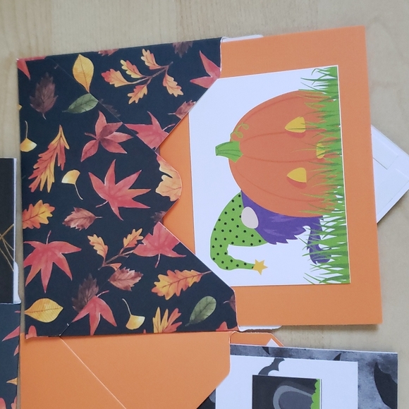 Handmade Mini Gnome Halloween Cards & Envelopes - Picture 11 of 13